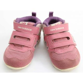 ニューバランス(New Balance)の◇ニューバランス/NB/New Balance◇12cm スニーカー/スポーツシューズ/運動靴 ピンク×紫 574【中古】子供 キッズ kids ベビー baby 女の子 春夏秋冬 shoes 421042(スニーカー)