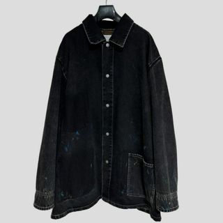 マルタンマルジェラ(Maison Martin Margiela)のZ) 未使用 メゾンマルジェラ 23aw ペイント デニム デニム カバーオール(ブルゾン)