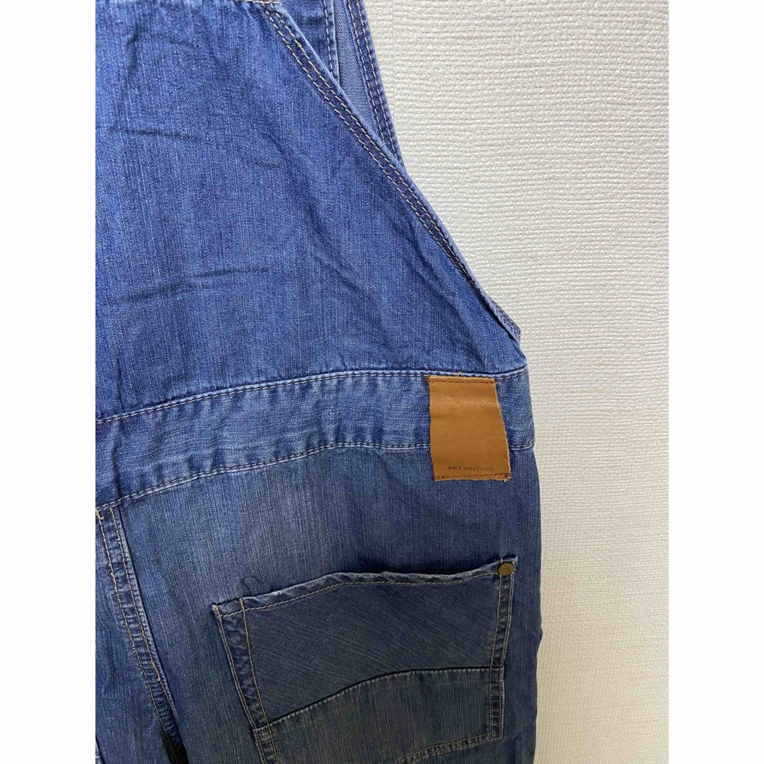 ART VINTAGE  オーバーオール　Sサイズ レディースのパンツ(サロペット/オーバーオール)の商品写真