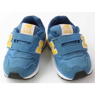 ニューバランス(New Balance)の◇ニューバランス/NB/New Balance◇12cm スニーカー/スポーツシューズ/運動靴 ブルー 313【中古】子供 キッズ kids ベビー baby 男の子 春夏秋冬 shoes 121042(スニーカー)