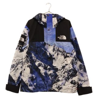 シュプリーム(Supreme)のSUPREME シュプリーム 17AW×THE NORTH FACE Mountain Parka ザノースフェイス マウンテン パーカー ナイロンジャケット 雪山 ホワイト/ブルー NP61701I(マウンテンパーカー)