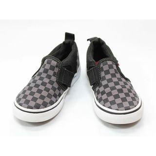 ヴァンズ(VANS)の【値下げ!】▲ヴァンズ/バンズ/Vans▲13cm スリッポン/シューズ/靴 グレー×黒【中古】子供 キッズ kids ベビー baby 男の子 女の子 春夏秋冬 912032 shoes(スリッポン)