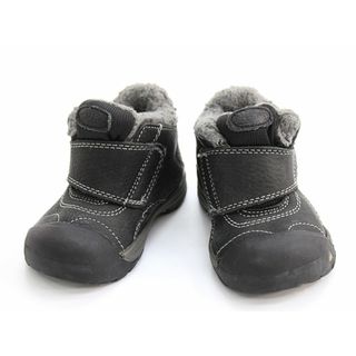 キーン(KEEN)の【値下げ!】▲キーン/KEEN▲13.5cm位 アウトドアシューズ/ブーツ/靴 黒 クートネーミッド 裏ボア アウトドア 防寒 雪遊び【中古】子供 キッズ kids ベビー baby 男の子 女の子 秋冬 311132 shoes(ブーツ)