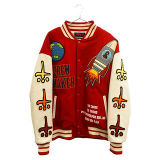 cvtvlist カタリスト CTLS I Crew Maker University jacket アイ クルー マーカー ユニバーシティ ジャケット ベースボールジャケット レッド 2301120101(スタジャン)