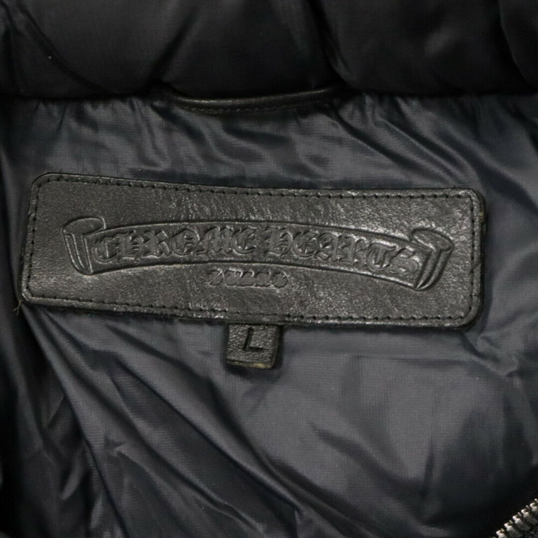 Chrome Hearts(クロムハーツ)のCHROME HEARTS クロムハーツ CHplus Stiff Down Jacket スティッフダウンジャケット ダガージップ クロスボールボタン メンズのジャケット/アウター(ダウンジャケット)の商品写真