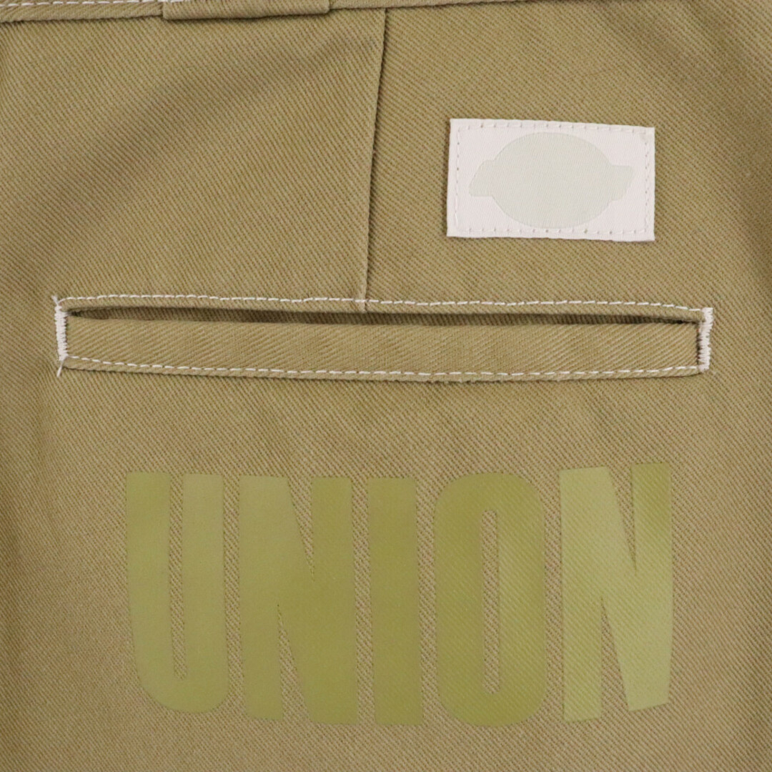 UNION ユニオン 21AW×Dickies ディッキーズカットオフ ワーク パンツ ベージュ 213M40UO01 メンズのパンツ(その他)の商品写真