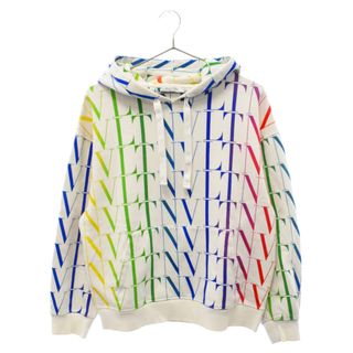 ヴァレンティノ(VALENTINO)のVALENTINO ヴァレンチノ 21SS VLTN Times Hooded Sweatshirt VLTNタイムズフーデッドスウェット パーカー VV3MF15P795 ホワイト(パーカー)