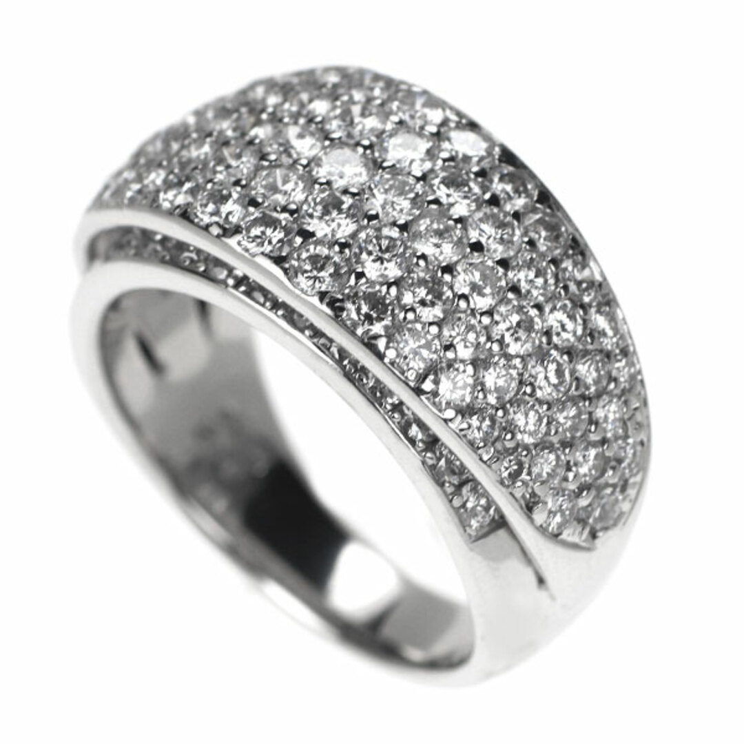 Pt900 ダイヤモンド リング 2.50ct パヴェ レディースのアクセサリー(リング(指輪))の商品写真