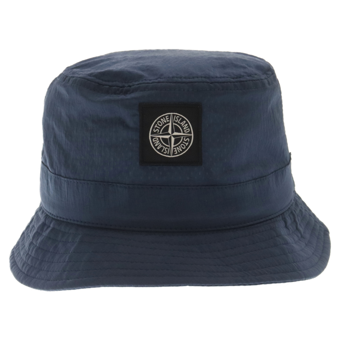 STONE ISLAND(ストーンアイランド)のSTONE ISLAND ストーンアイランド NYLON METAL BUCKET HAT ロゴ ナイロンメタル バケットハット 781599376 ネイビー メンズの帽子(ハット)の商品写真