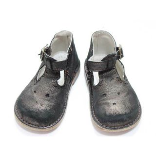 ▲ボンポワン/BONPOINT▲13.5cm(22) ストラップシューズ/靴 黒系 本革【中古】子供 キッズ kids ベビー baby 女の子 春夏秋冬 402122 shoes(その他)