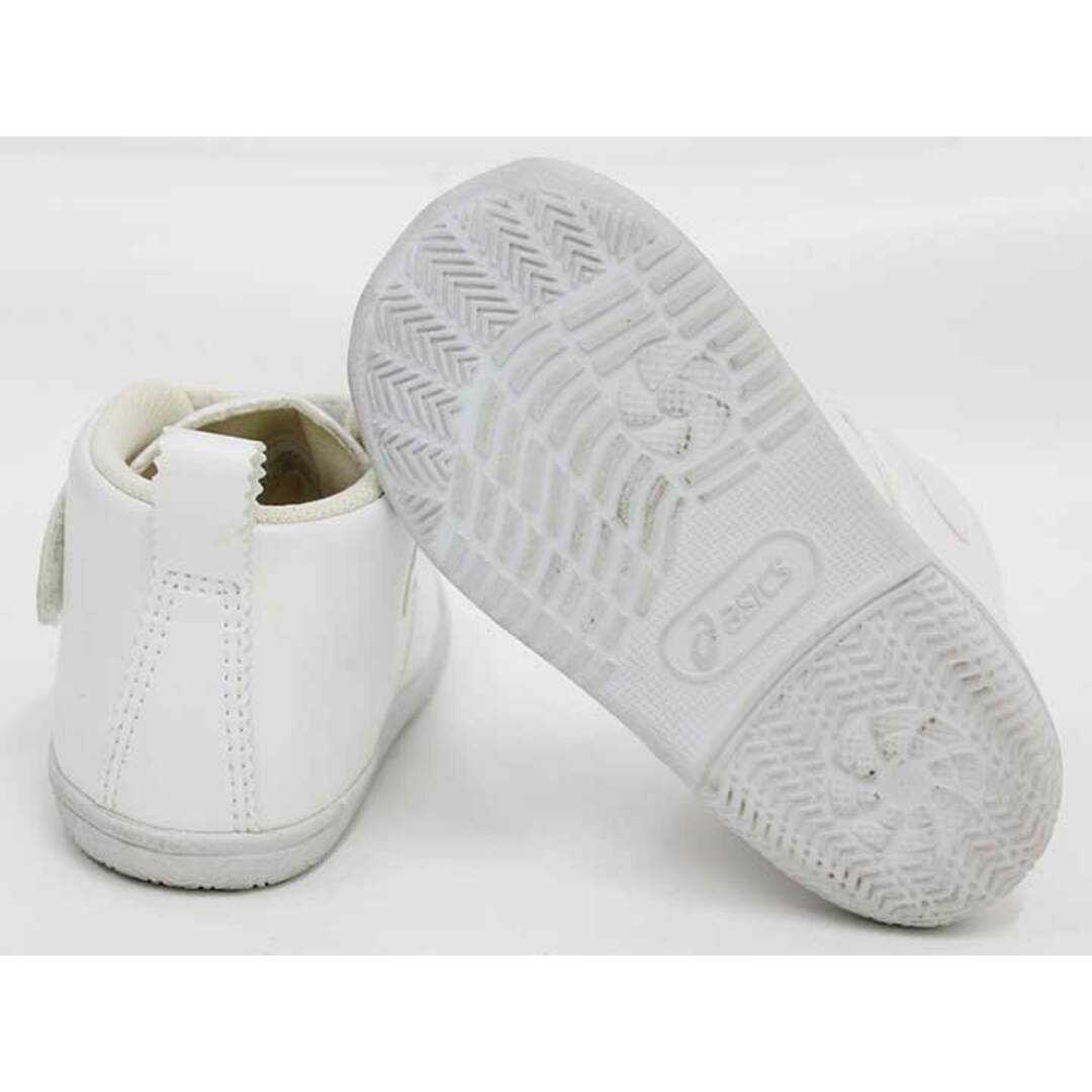 asics(アシックス)の【値下げ!】◇アシックス/asics◇13cm シューズ/靴 白 本革【中古】子供 キッズ kids ベビー baby 男の子 女の子 春夏秋冬 015032 shoes キッズ/ベビー/マタニティのベビー靴/シューズ(~14cm)(その他)の商品写真