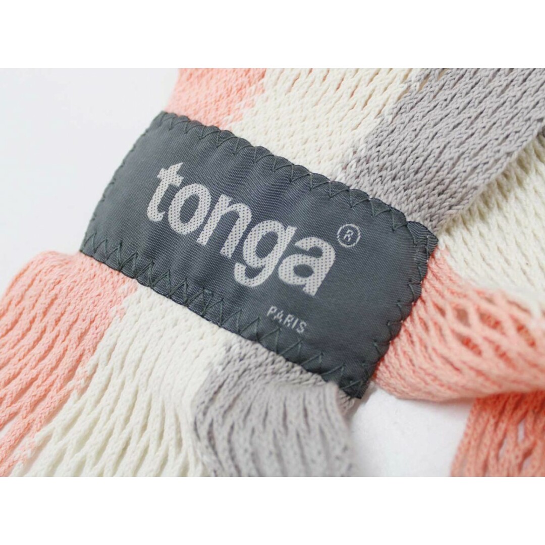 tonga(トンガ)の【値下げ!】[トンガ/tonga]抱っこ紐/スリング ピンク×グレー系  横抱き【中古】【ネット限定】子供 キッズ kids ベビー baby 女の子 春夏秋冬 714032 childcare キッズ/ベビー/マタニティの外出/移動用品(抱っこひも/おんぶひも)の商品写真