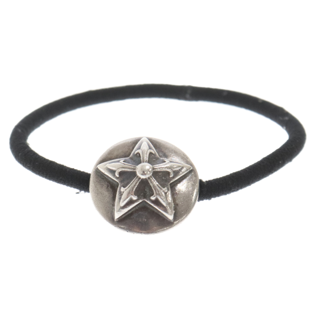 Chrome Hearts(クロムハーツ)のCHROME HEARTS クロムハーツ HAIRBAND/スターボタンヘアゴム コンチョ シルバー レディースのアクセサリー(その他)の商品写真