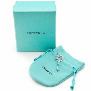 ティファニー(Tiffany & Co.)の美品 ティファニー Tiffany Atlas ペンダントヘッド チャーム K18 アトラス キー ダイヤモンド イタリア製 ホワイトゴールド ジュエリー 自社洗浄済 シルバー(チャーム)