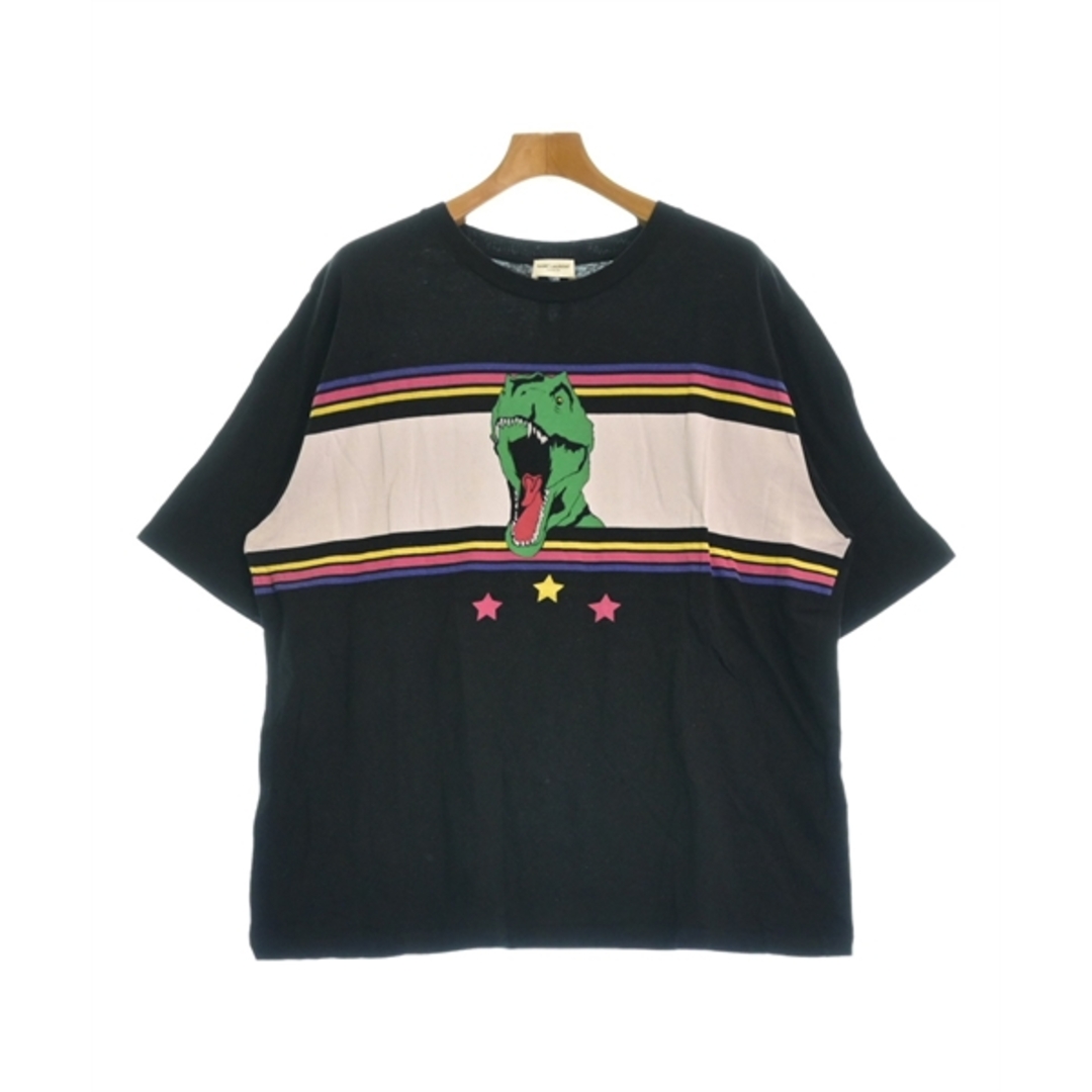 SAINT LAURENT PARIS Tシャツ・カットソー XL 黒 【古着】【中古】の