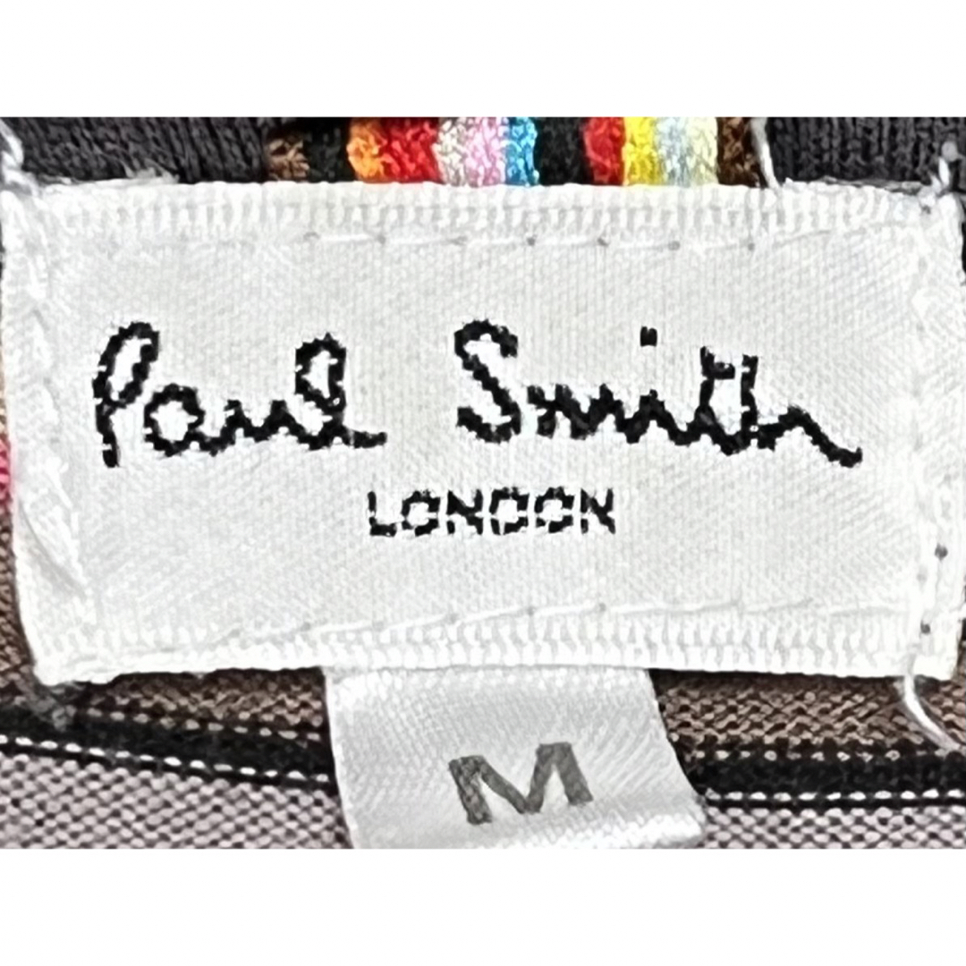 Paul Smith(ポールスミス)の匿名発送　美品　ポールスミス  マルチボーダーデザインコットンカットソー　M メンズのトップス(Tシャツ/カットソー(七分/長袖))の商品写真