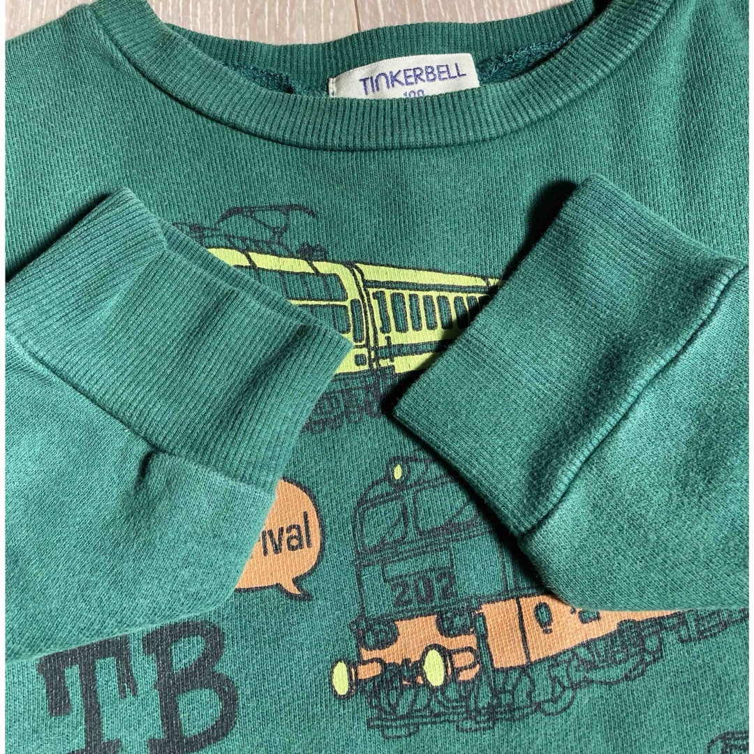 TINKERBELL(ティンカーベル)のティンカーベル　薄手トレーナー　100 電車 キッズ/ベビー/マタニティのキッズ服男の子用(90cm~)(Tシャツ/カットソー)の商品写真