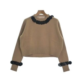 マルニ(Marni)のMARNI マルニ ニット・セーター 38(S位) 茶 【古着】【中古】(ニット/セーター)