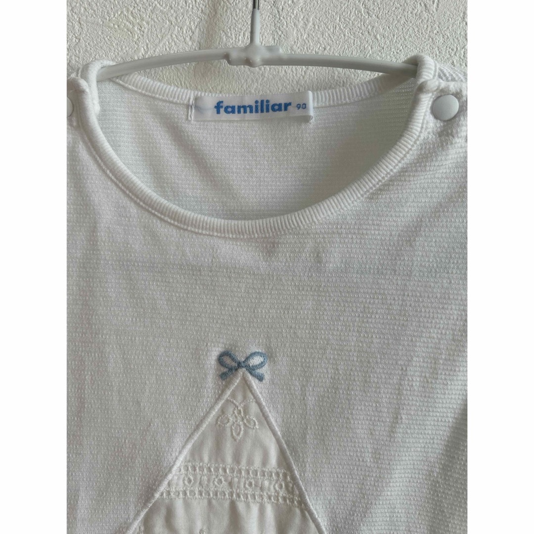 familiar(ファミリア)のfamiliar チュニックTシャツ キッズ/ベビー/マタニティのキッズ服女の子用(90cm~)(Tシャツ/カットソー)の商品写真