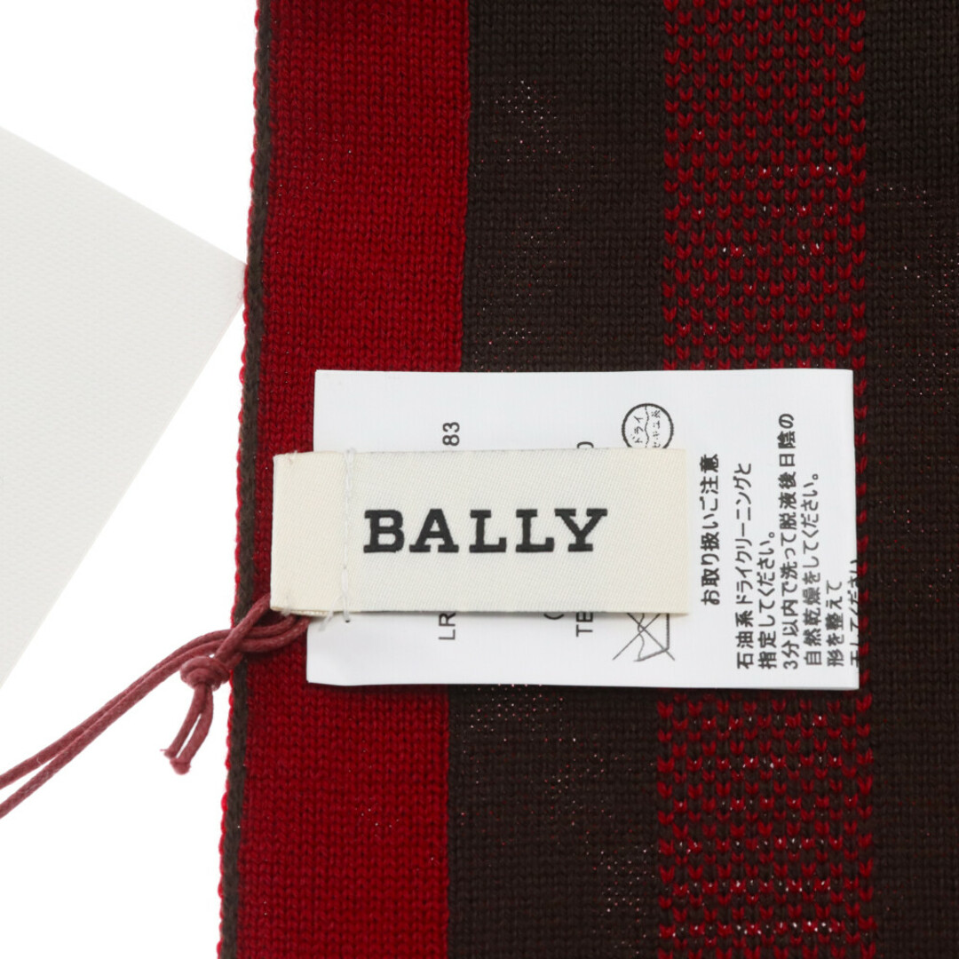 Bally(バリー)のBALLY バリー ウールショール マフラー レッド メンズのファッション小物(マフラー)の商品写真