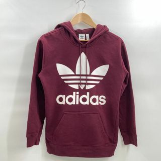 アディダス(adidas)の【美品】　adidas アディダス　デカロゴ　スウェットパーカー　プルオーバー(パーカー)