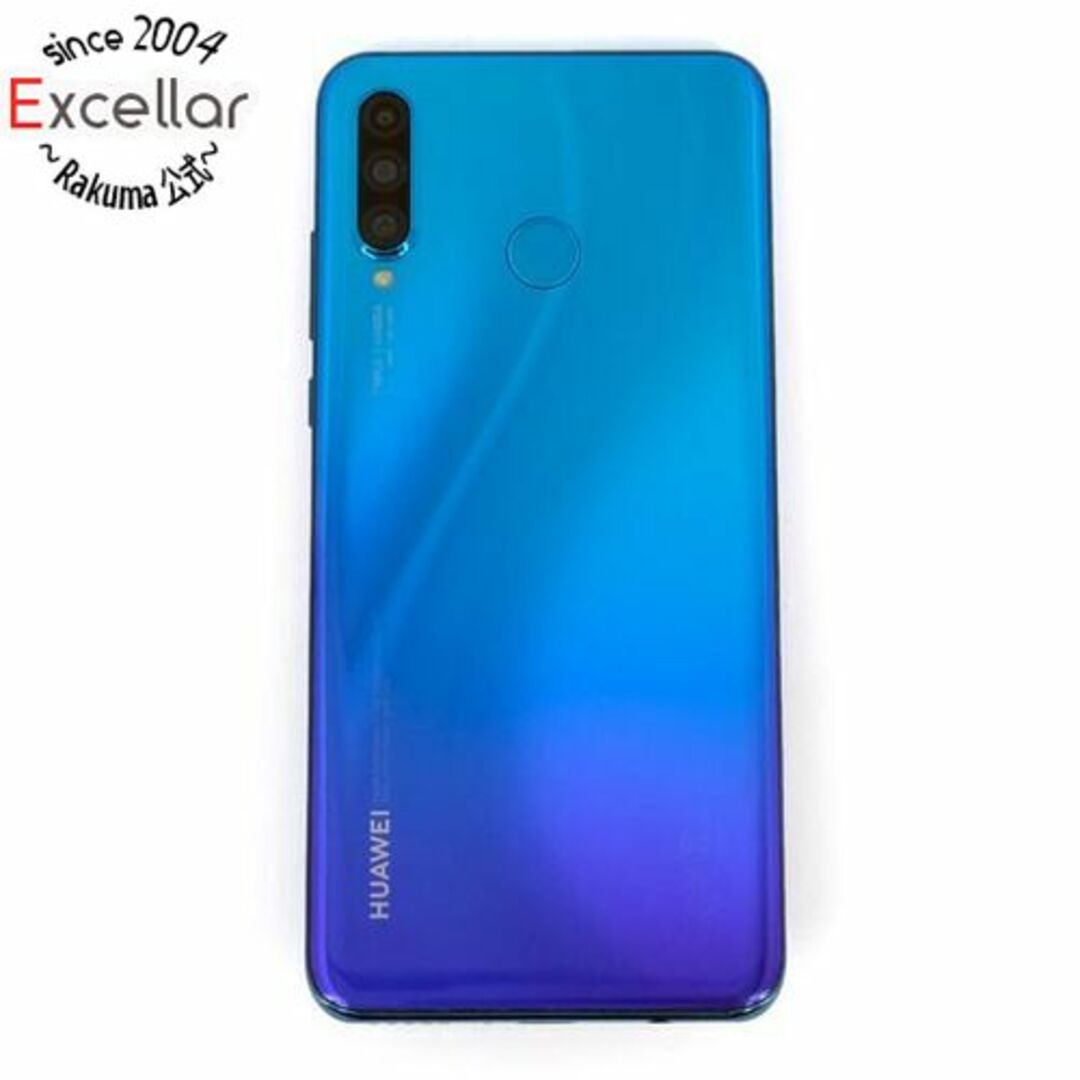 HUAWEI(ファーウェイ)のHuawei　HUAWEI P30 lite SIMフリー　ピーコックブルー スマホ/家電/カメラのスマートフォン/携帯電話(スマートフォン本体)の商品写真