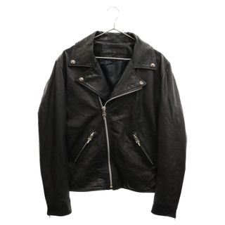 クロムハーツ(Chrome Hearts)のCHROME HEARTS クロムハーツ BASIC MOTO/ベーシックモト ダガージップダブルライダースレザージャケット S ブラック(ライダースジャケット)