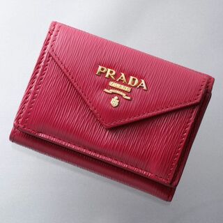 プラダ(PRADA)のK3340M 良品 プラダ ヴィテッロ ムーブ 三つ折 ミニ 財布 ITALY製(財布)