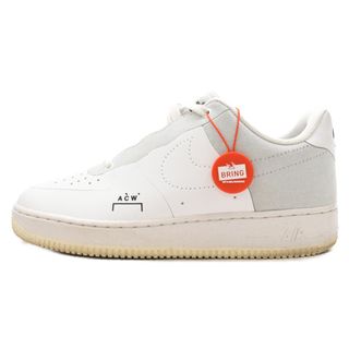 ナイキ(NIKE)のNIKE ナイキ ×A-COLD-WALL Air Force 1 Low White BQ6924 100 ア コールド ウォール エアフォース1 ロー ホワイト ローカットス二-カー US8/26.0cm(スニーカー)