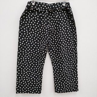 tricot COMME des GARCONS TG-P013 ドット シアサッカー サイズS パンツ AD2020 ブラック ホワイト トリココムデギャルソン【中古】4-0227M♪