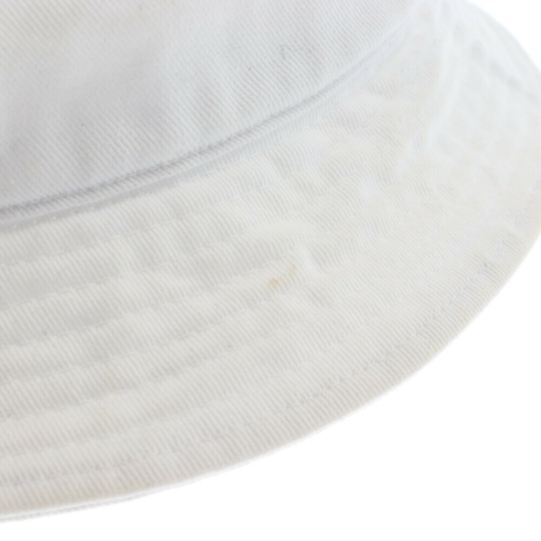 we11done ウェルダン STUMP BUCKET HAT WD-AH6-20-079-U-WH スタンプロゴデザイン バケットハット ホワイト メンズの帽子(ハット)の商品写真