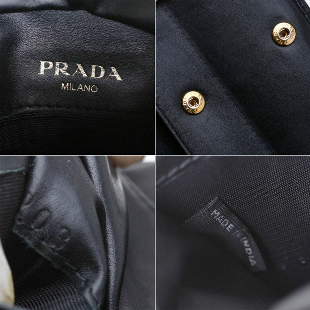 PRADA(プラダ)のK3355M 良品 プラダ ヴィッテロ ムーヴ 二つ折 コンパクト 財布 箱付き レディースのファッション小物(財布)の商品写真