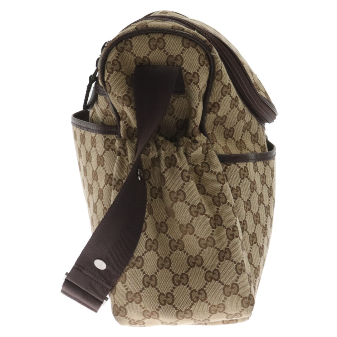 Gucci(グッチ)のGUCCI グッチ GGキャンバス マザーズバッグ ショルダーバッグ 123326 ベージュ メンズのバッグ(ショルダーバッグ)の商品写真