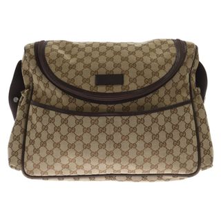 グッチ(Gucci)のGUCCI グッチ GGキャンバス マザーズバッグ ショルダーバッグ 123326 ベージュ(ショルダーバッグ)