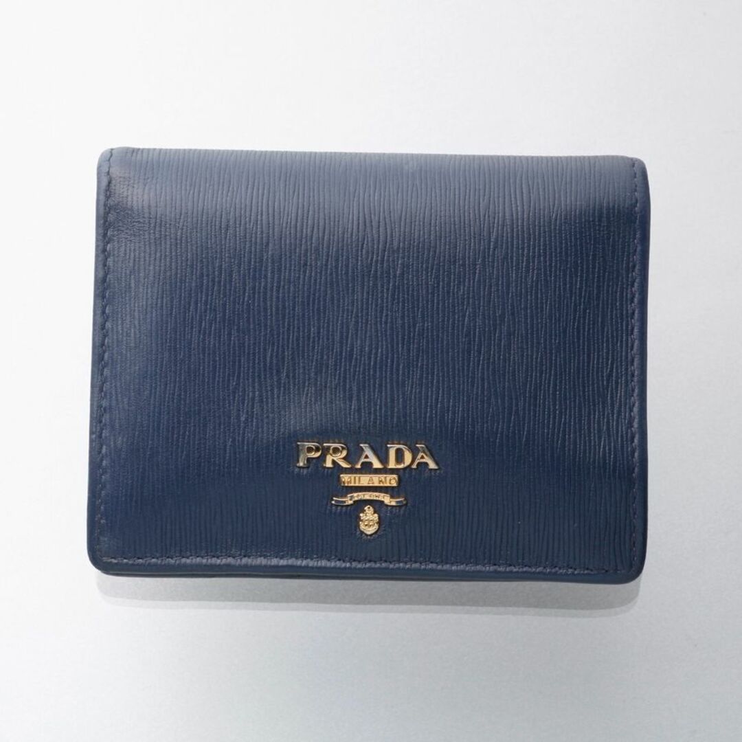 PRADA(プラダ)のK3357M プラダ ヴィッテロ ムーヴ 二つ折 コンパクト 財布 ITALY製 レディースのファッション小物(財布)の商品写真