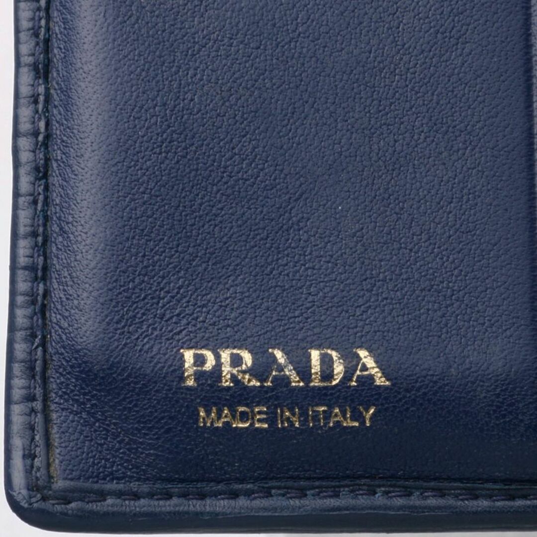 PRADA(プラダ)のK3357M プラダ ヴィッテロ ムーヴ 二つ折 コンパクト 財布 ITALY製 レディースのファッション小物(財布)の商品写真