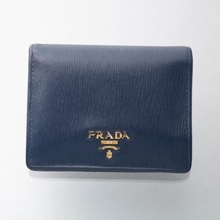 プラダ(PRADA)のK3357M プラダ ヴィッテロ ムーヴ 二つ折 コンパクト 財布 ITALY製(財布)