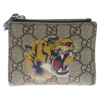 GUCCI グッチ GGスプリーム タイガー 二つ折り財布 ウォレット ベージュ 547083