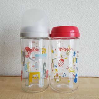 ピジョン(Pigeon)のピジョン 母乳実感 哺乳瓶 240 ml ガラス 2本(哺乳ビン)