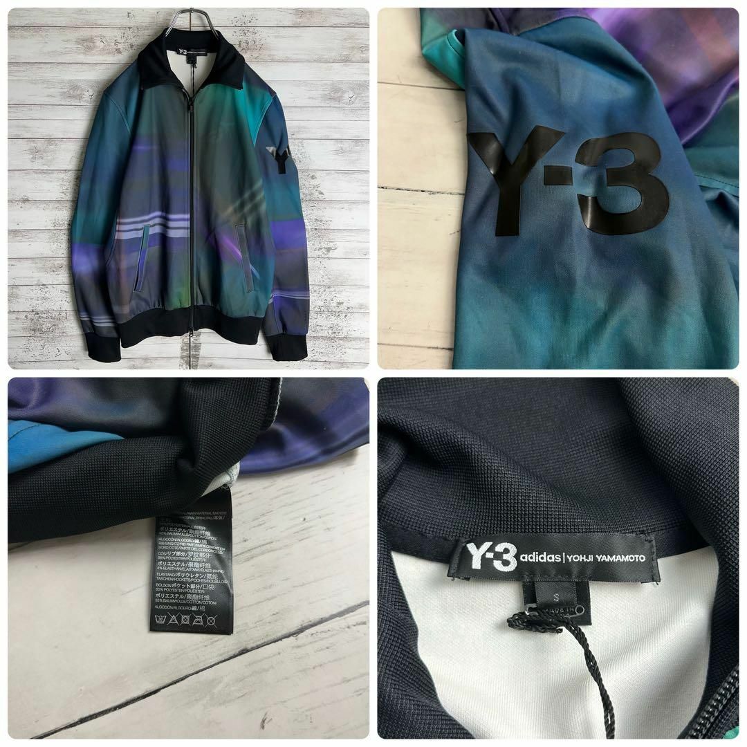 Y-3(ワイスリー)の9271【タグ付き】Y-3☆総柄デザイントラックジャケット　入手困難　希少 メンズのトップス(ジャージ)の商品写真