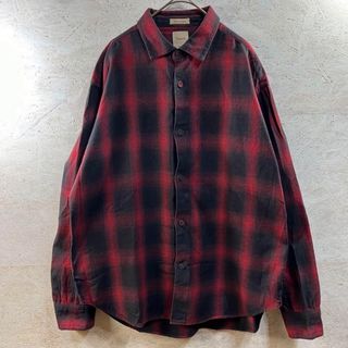 美品　オンブレシャツ　古着　綿100%(シャツ)