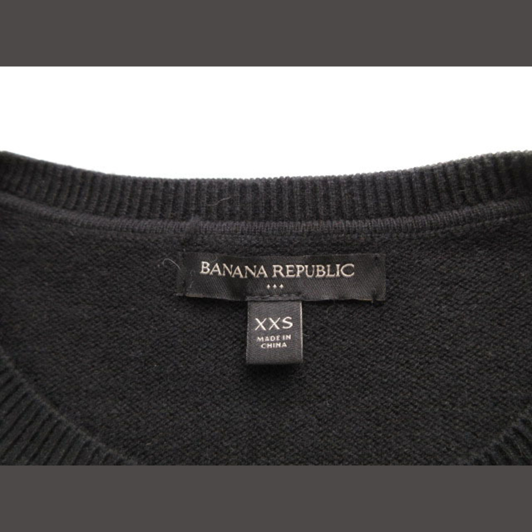 Banana Republic(バナナリパブリック)のバナナリパブリック セーター ニット フリル ティアード ウール混 XXS 黒 レディースのトップス(ニット/セーター)の商品写真