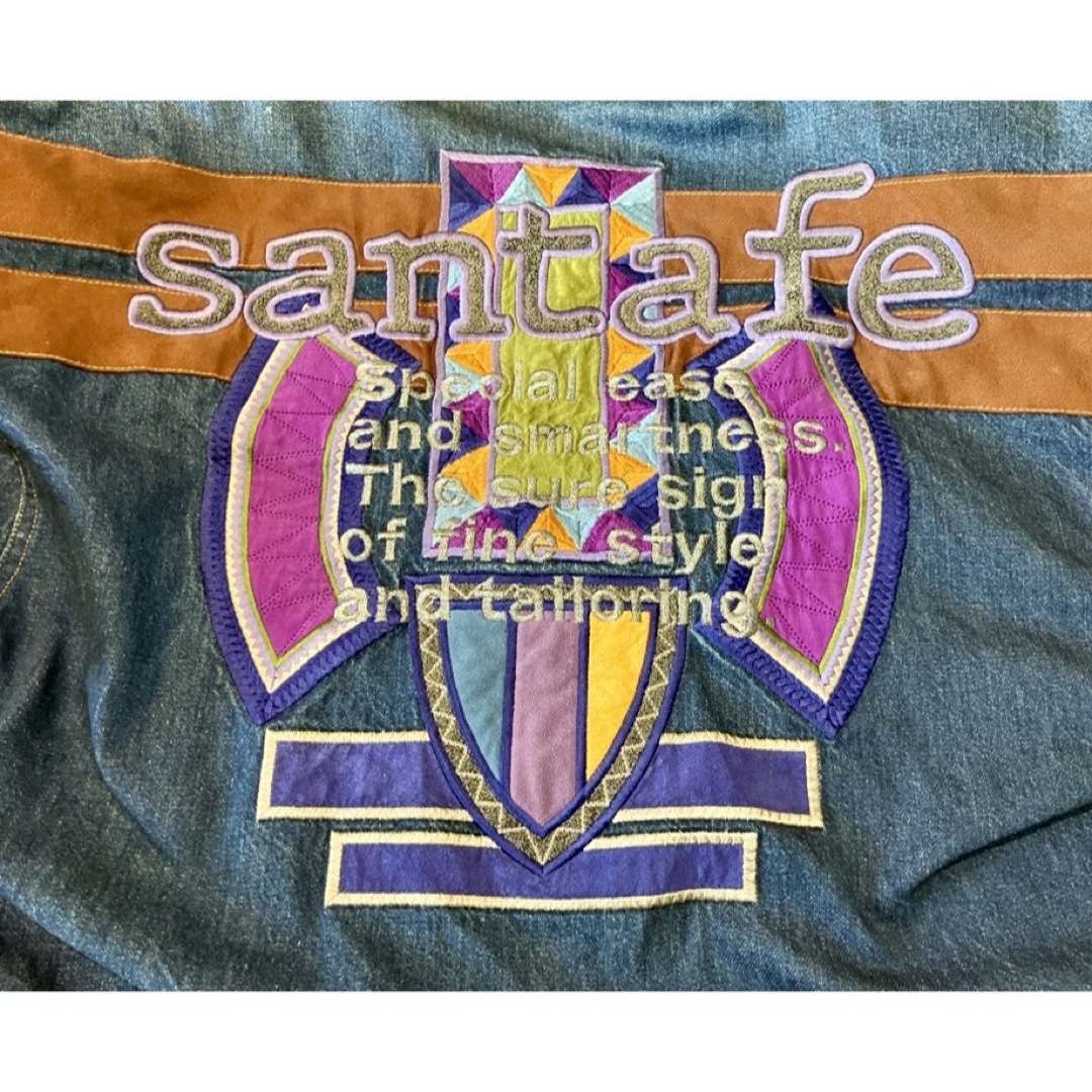 Santafe(サンタフェ)のビンテージsantafeサンタフェ デニムブルゾン80s90s GALFY好きに メンズのジャケット/アウター(ブルゾン)の商品写真