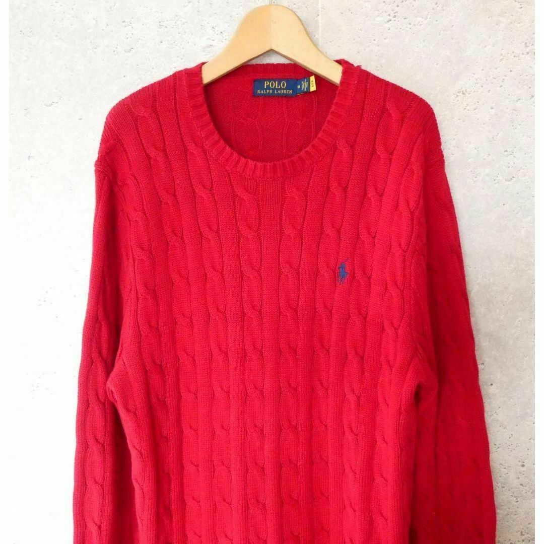 POLO RALPH LAUREN(ポロラルフローレン)の極美品 POLO RALPH LAUREN フィッシャーマン ニット セーター メンズのトップス(ニット/セーター)の商品写真