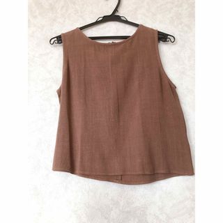 fifth - fifth レディース　トップス ノースリーブ　ブラウン　size Ｍ　茶色