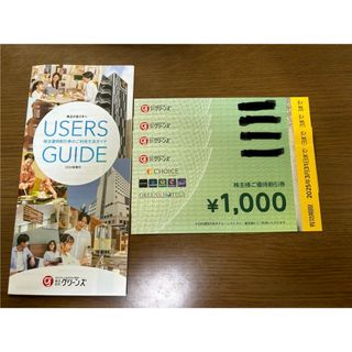 グリーンズ　株主優待券4000円分(その他)