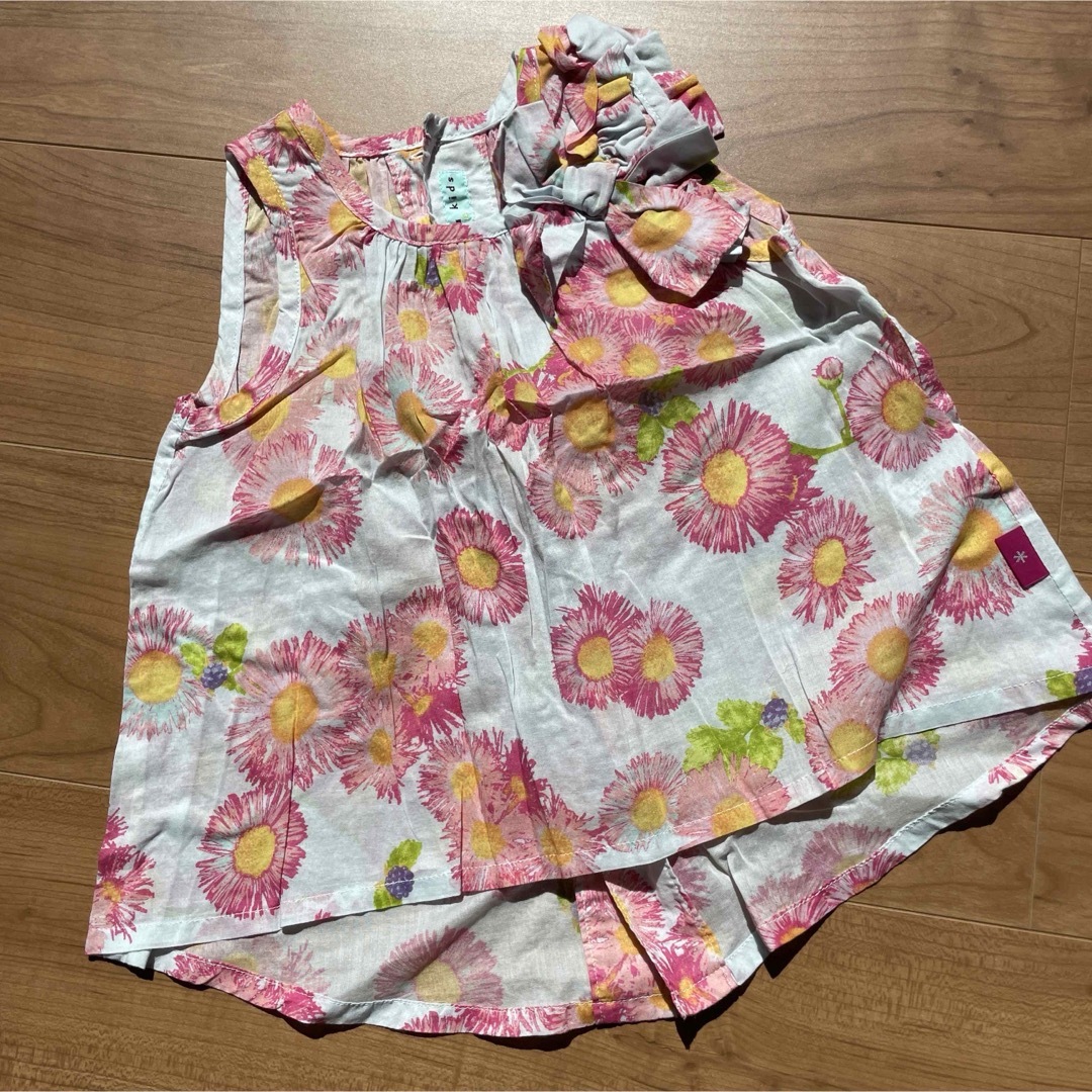 hakka kids(ハッカキッズ)のハッカキッズ チュニック110 キッズ/ベビー/マタニティのキッズ服女の子用(90cm~)(Tシャツ/カットソー)の商品写真