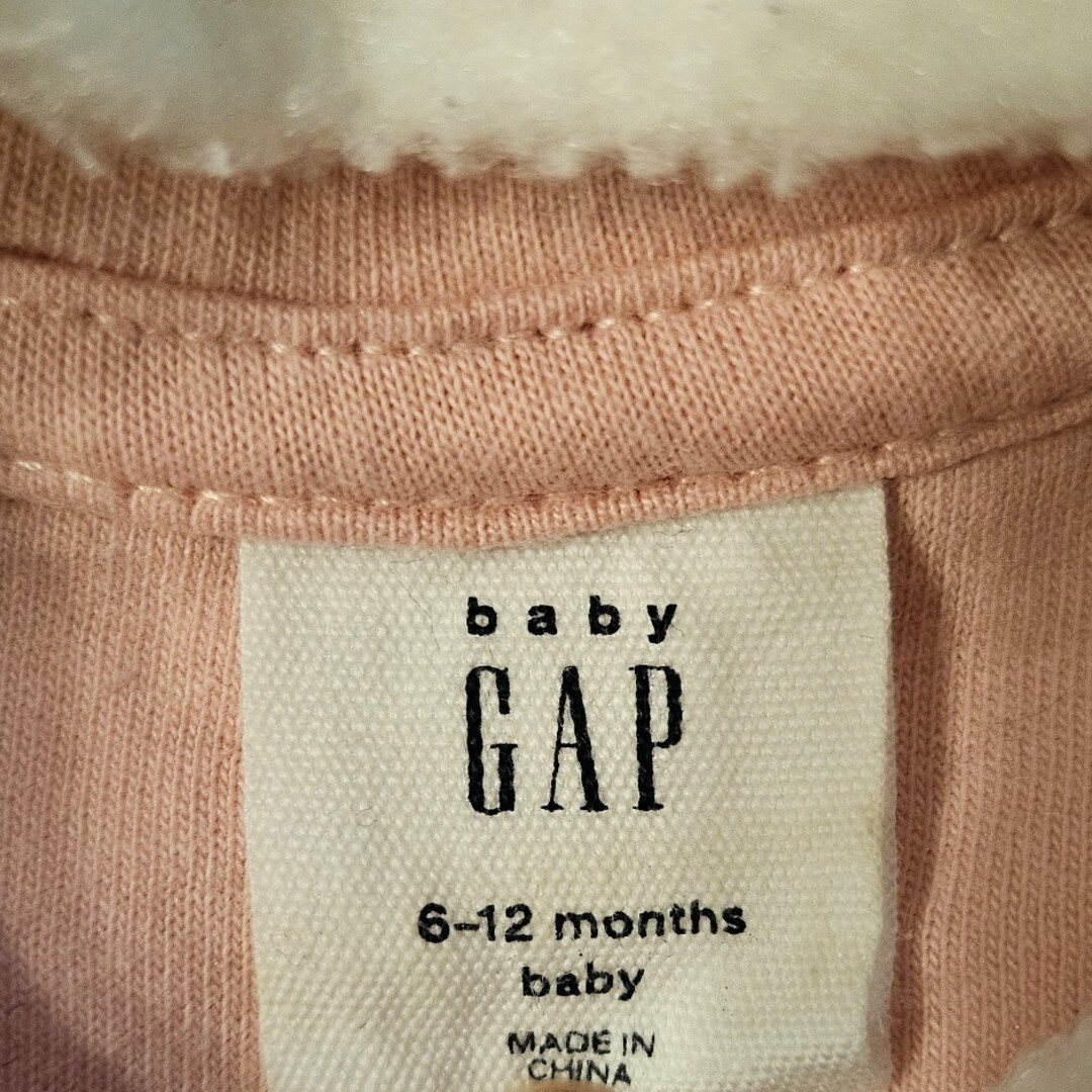 babyGAP(ベビーギャップ)のベビーギャップ　フリースロンパース　アウター　くま耳 キッズ/ベビー/マタニティのベビー服(~85cm)(カバーオール)の商品写真