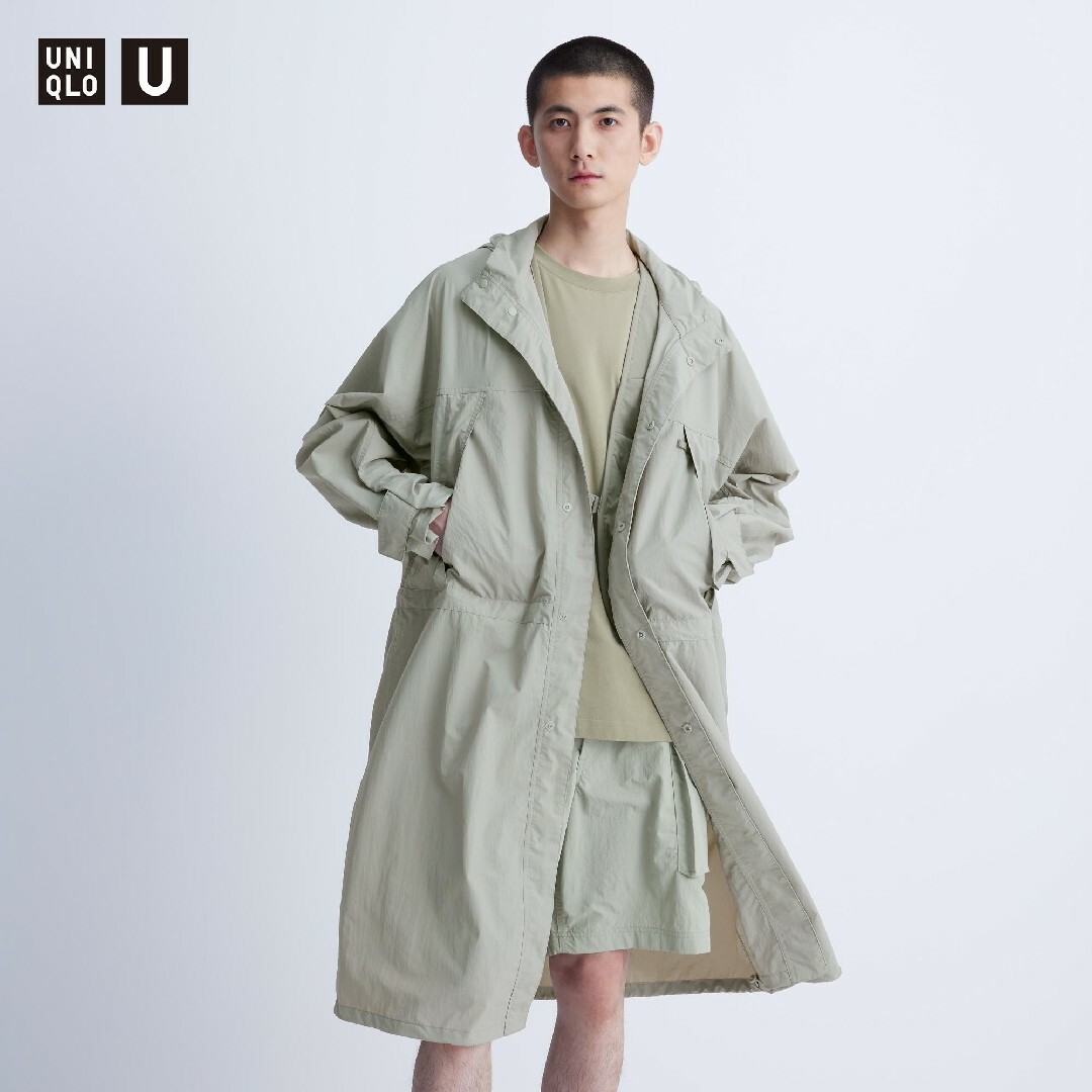 UNIQLO(ユニクロ)のUNIQLO U ライトウェイトコート グレーMサイズ メンズのジャケット/アウター(その他)の商品写真