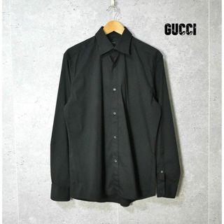 グッチ(Gucci)の美品 GUCCI ストレッチ 長袖 シャツ Yシャツ(シャツ)